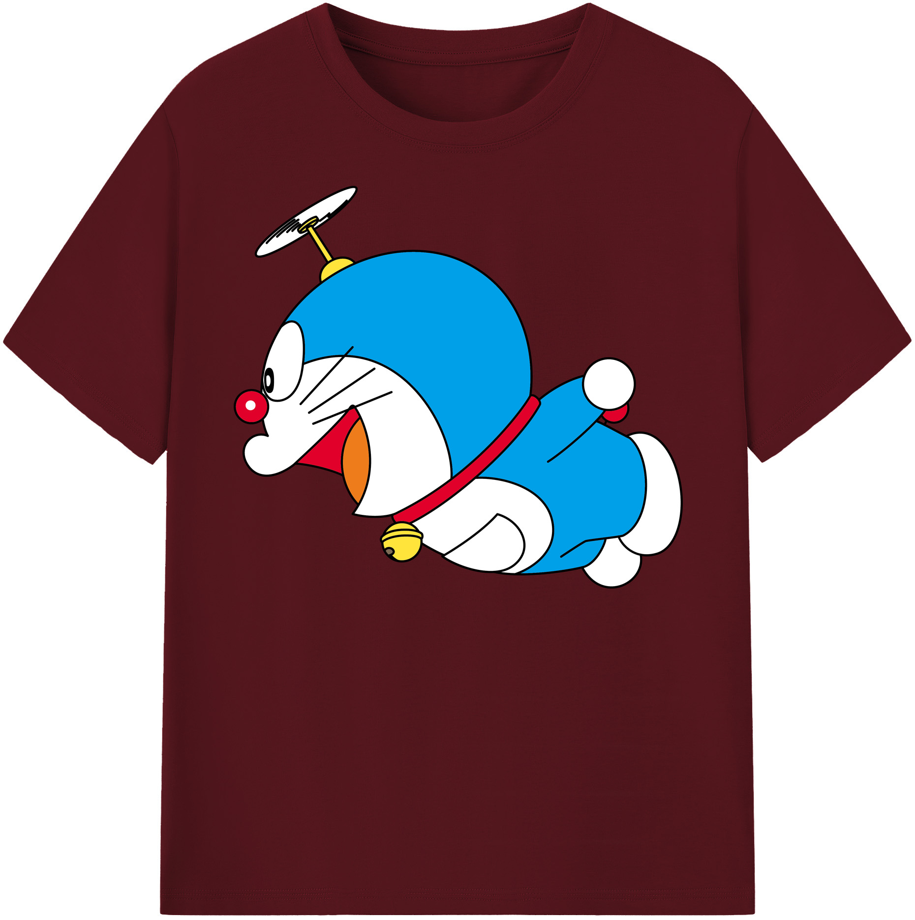 （画像用） ドラえもん Doraemon 綿100％半袖Tシャツ（フロントプリント）